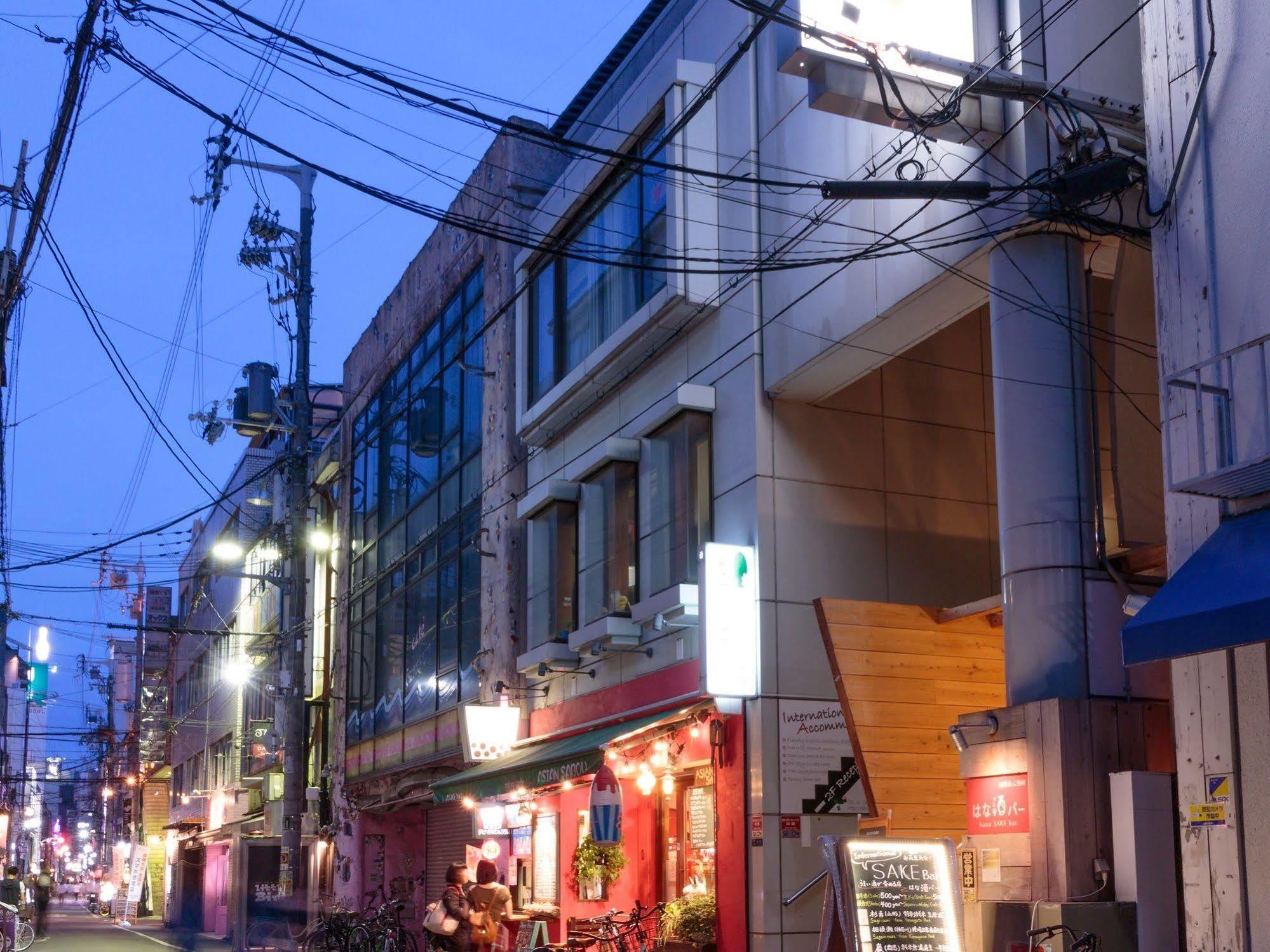 外国人staffがいるinternationalなhostel - Osaka Hana Hostel - Exterior foto